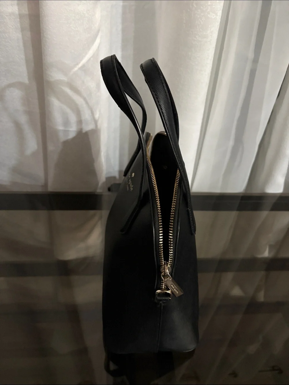 kate spade Shuyler Medium black leather satchel